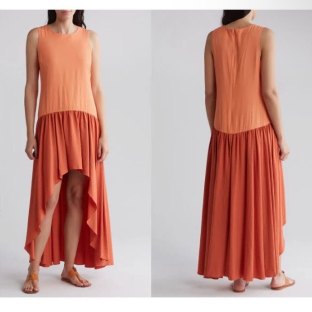 Anthropologie Hutch Liz sleeveless color block dress